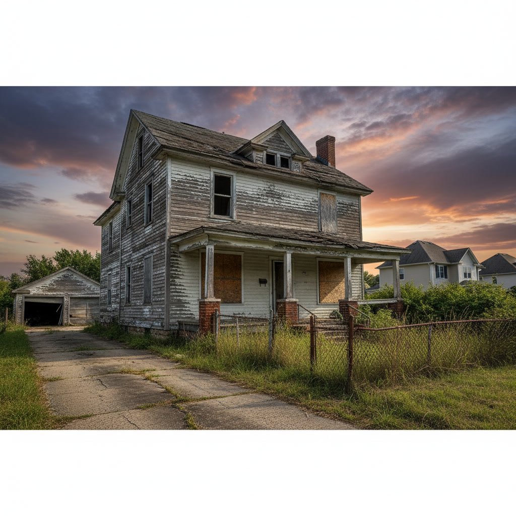 Home interior showing multiple renovation needs requiring full house remodel